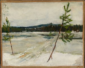 Sentier sur la glace - Akseli Gallen-Kallela