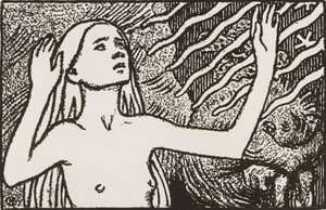 Jeune fille en prière - Akseli Gallen-Kallela