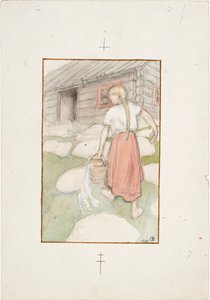 La belle Venla - Akseli Gallen-Kallela