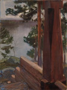 Le porche de Kalela - Akseli Gallen-Kallela