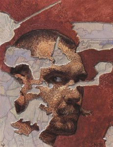 Autoportrait en fresque, 1894 - Akseli Gallen Kallela