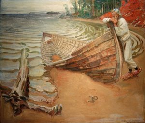 A. Gallen-Kallela, Le bateau lamentant - Akseli Valdemar Gallen Kallela