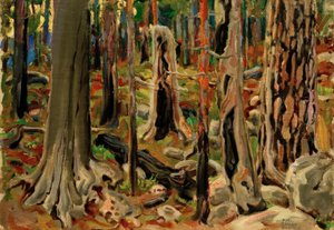 La forêt brûlée - Akseli Valdemar Gallen Kallela