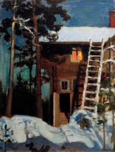Kalela en hiver - Akseli Valdemar Gallen Kallela