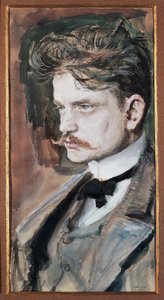 Portrait de Johan Christian Julius Sibelius, connu sous le nom de Jean Sibelius - Akseli Valdemar Gallen Kallela