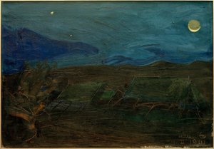 Tentes au clair de lune - Akseli Valdemar Gallen Kallela