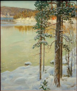 Lac gelé, Ruovesi - Akseli Valdemar Gallen Kallela