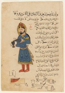 Al-Jazari, Dispositif mécanique pour verser une boisson 1354