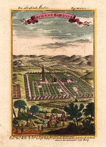 Die alte Stadt Babel, 1719 - Alain Manesson Mallet
