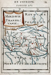 Carte de la Roumanie 1683