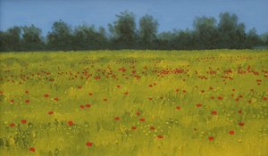 Champ jaune avec coquelicots, 2002 - Alan Byrne