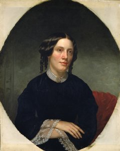 Portrait de Harriet Beecher Stowe 1811-1896, 1853 - Alanson Fisher