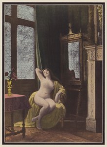 Femme endormie - Albert (after) Aublet