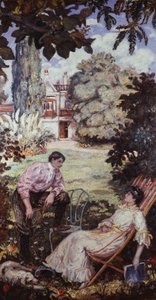 A Conversation in the Garden ; La Conversation au Jardin