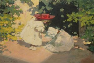 Petites filles qui jouent