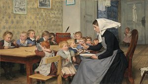 Creche - Albert Anker