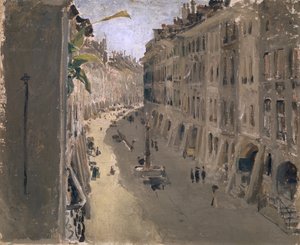 Gerechtigkeitsgasse à Berne, vers 1880-90 - Albert Anker