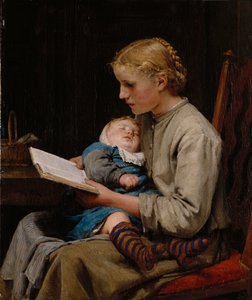 Rose et Bertha Gugger, 1883 - Albert Anker
