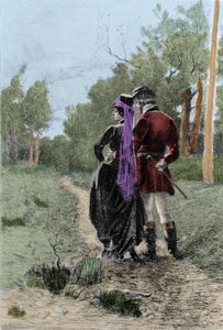 Illustration du roman « Madame Bovary » de Gustave Flaubert (1821-1880). Illustration d