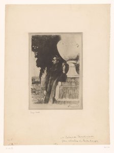 Portrait de Robert de Montesquiou - Albert Besnard (signed by artist)