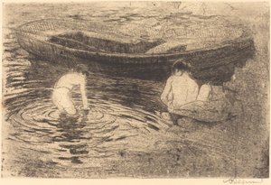 La baignade à Talloires - Albert Besnard