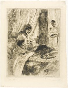 Petit déjeuner, assiette quatre de la femme