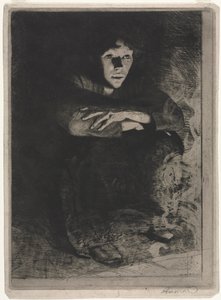 Dans les cendres - Paul Albert Besnard