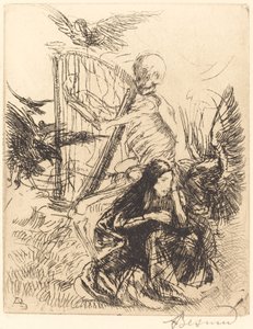 Musicienne - Albert Besnard