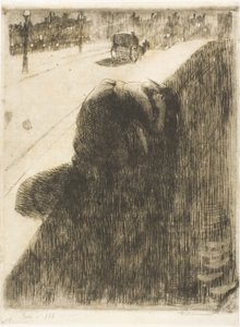 Suicide, planche onze de la femme - Albert Besnard