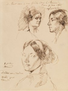 Trois portraits de femme