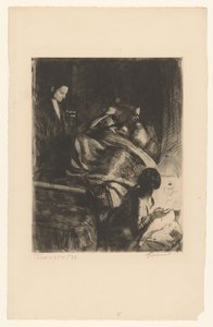 Femme en couche - Albert Besnard