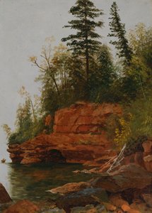 Une crique rocheuse - Albert Bierstadt