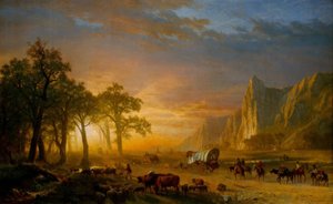 Émigrants traversant les plaines - Albert Bierstadt