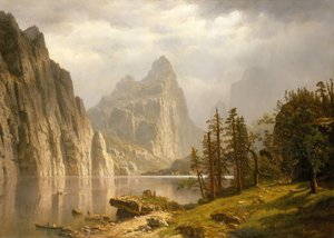 Rivière Merced, vallée de Yosemite, 1866