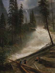 Chutes Nevada, Yosemite - Albert Bierstadt