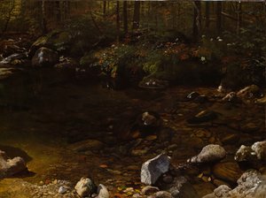 Piscine ombragée, Montagnes Blanches, New Hampshire, vers 1869 - Albert Bierstadt