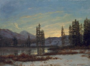 Neige dans les Rocheuses - Albert Bierstadt