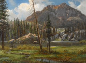Montagnes de la Sierra Nevada méridionale - Albert Bierstadt