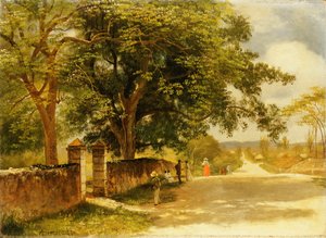 Rue à Nassau, c.1878 - Albert Bierstadt