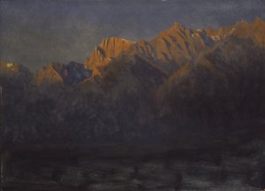 Lever de soleil dans les Sierras - Albert Bierstadt