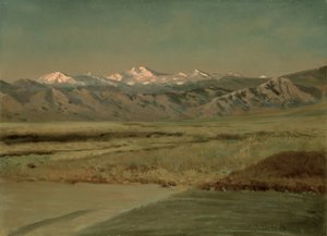 Les Grand Tetons, Wyoming - Albert Bierstadt