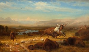 Le dernier des bisons - Albert Bierstadt