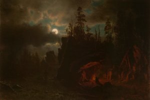 Les trappeurs - Albert Bierstadt