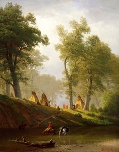 La rivière Wolf, Kansas, c.1859