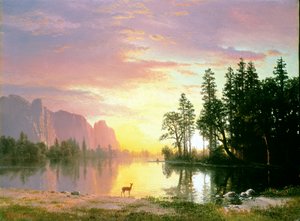 Vallée de Yosemite - Albert Bierstadt