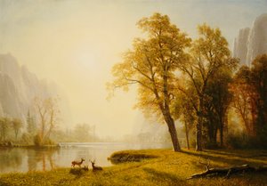 Vallée de Yosemite - Albert Bierstadt