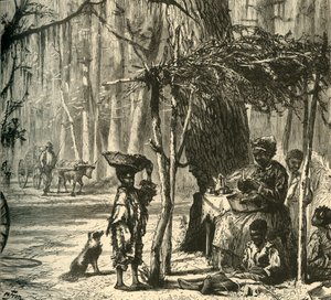 Scène au bord de la route près de Charleston - Albert Bobbett