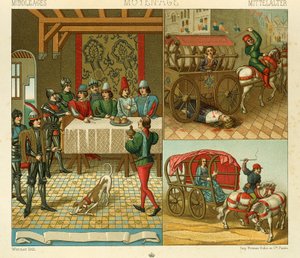 La vie au château et les moyens de transport au XIVe siècle