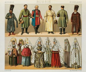 Costume historique du peuple russe, illustration de L