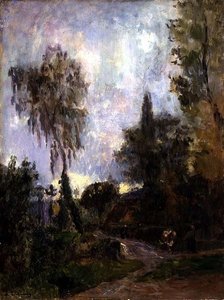 Une route à Hondouville - Albert Charles Lebourg